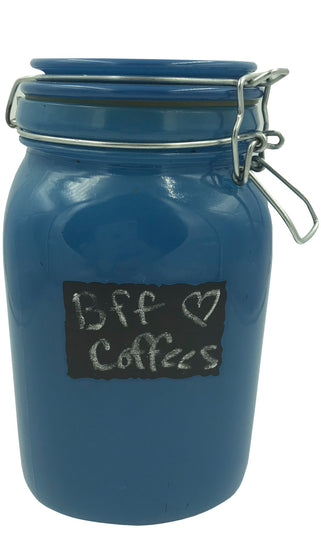 Coffee Canister - Large Blue